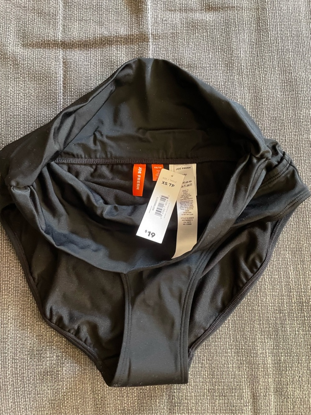 NWT - Size XS Joe Fresh High Rise Bikini Bottom